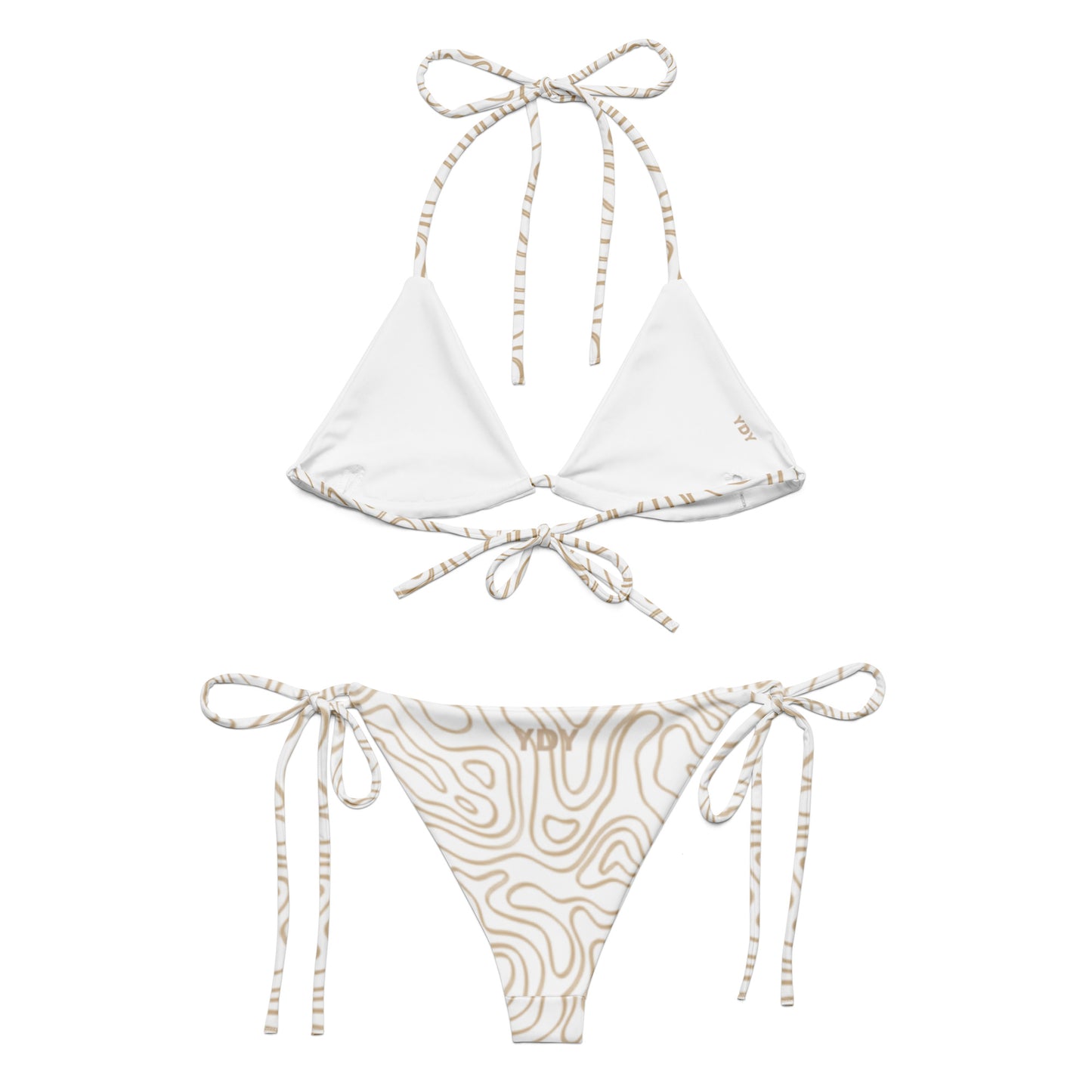 Beige String Bikini