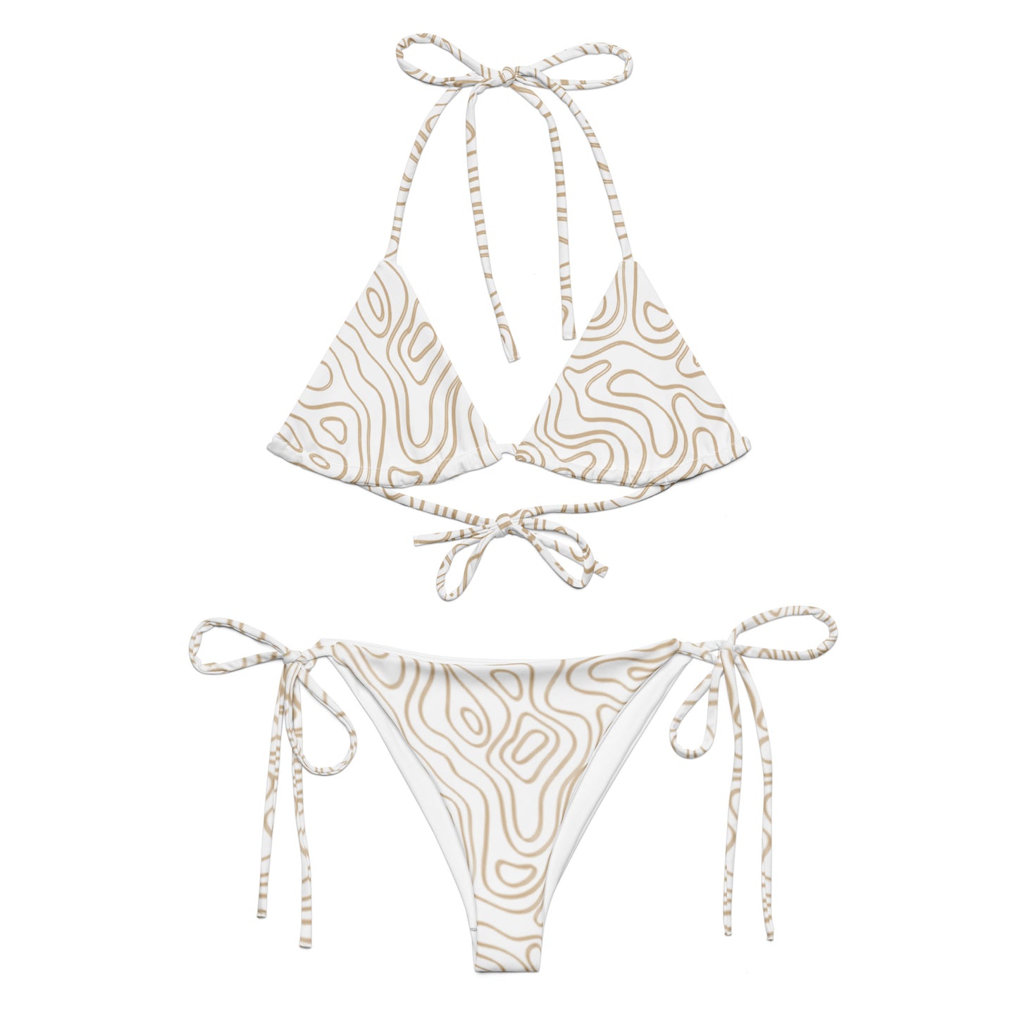 Beige String Bikini