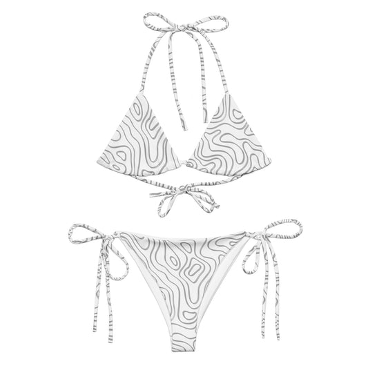 Grey String Bikini