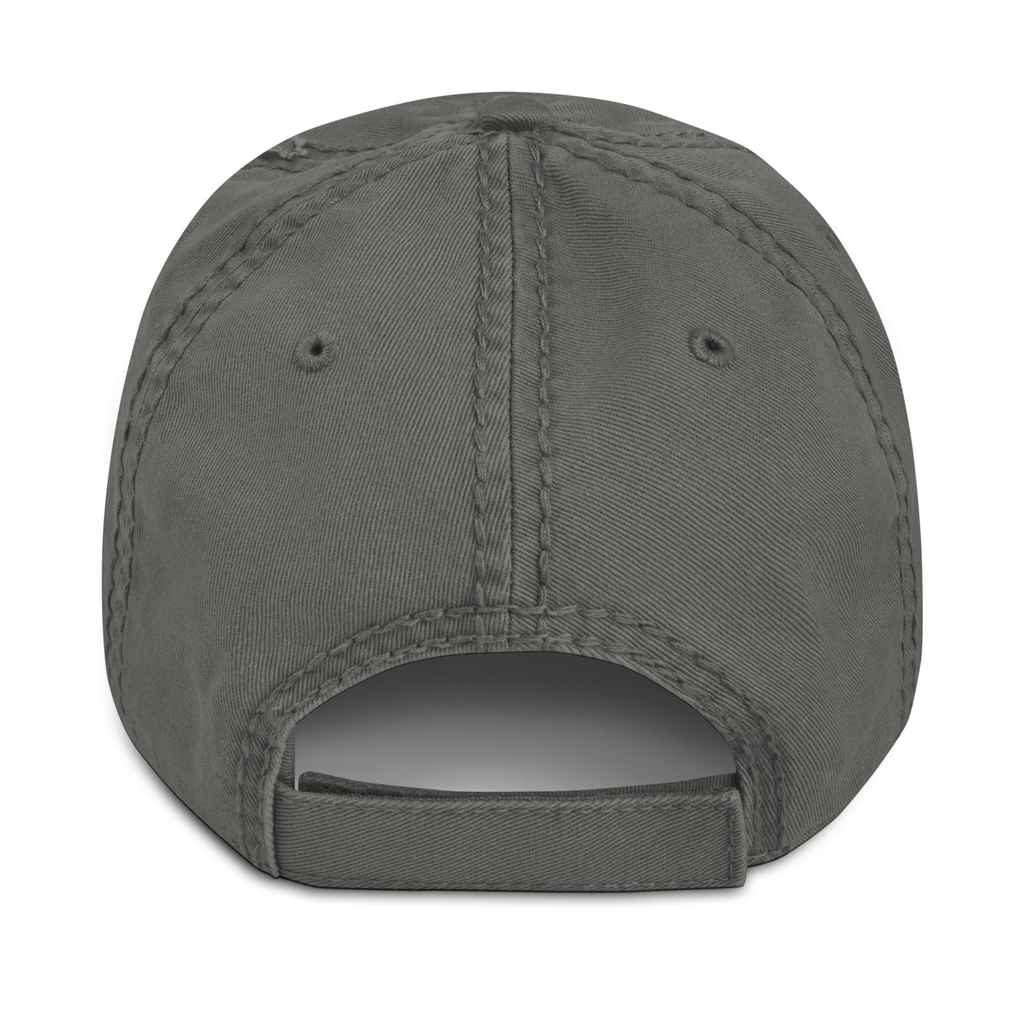 Charcoal Grey Distressed Hat