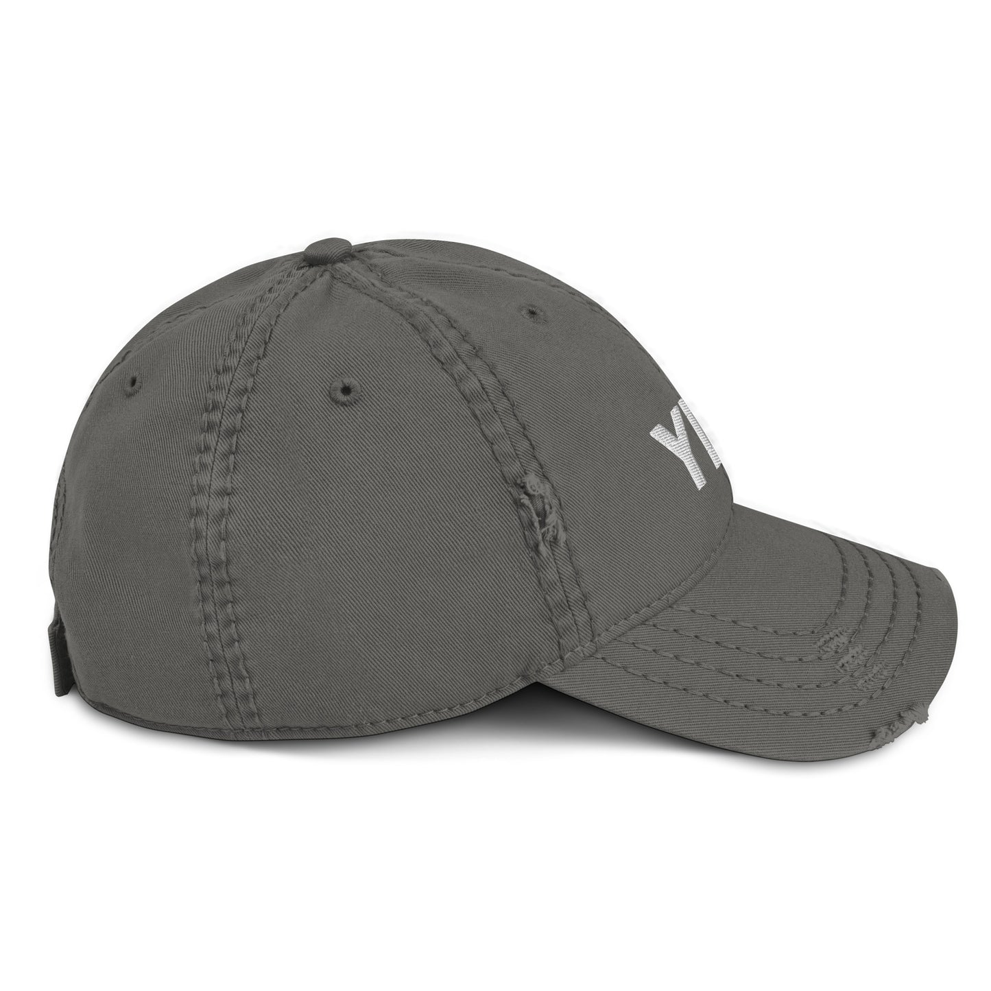 Charcoal Grey Distressed Hat