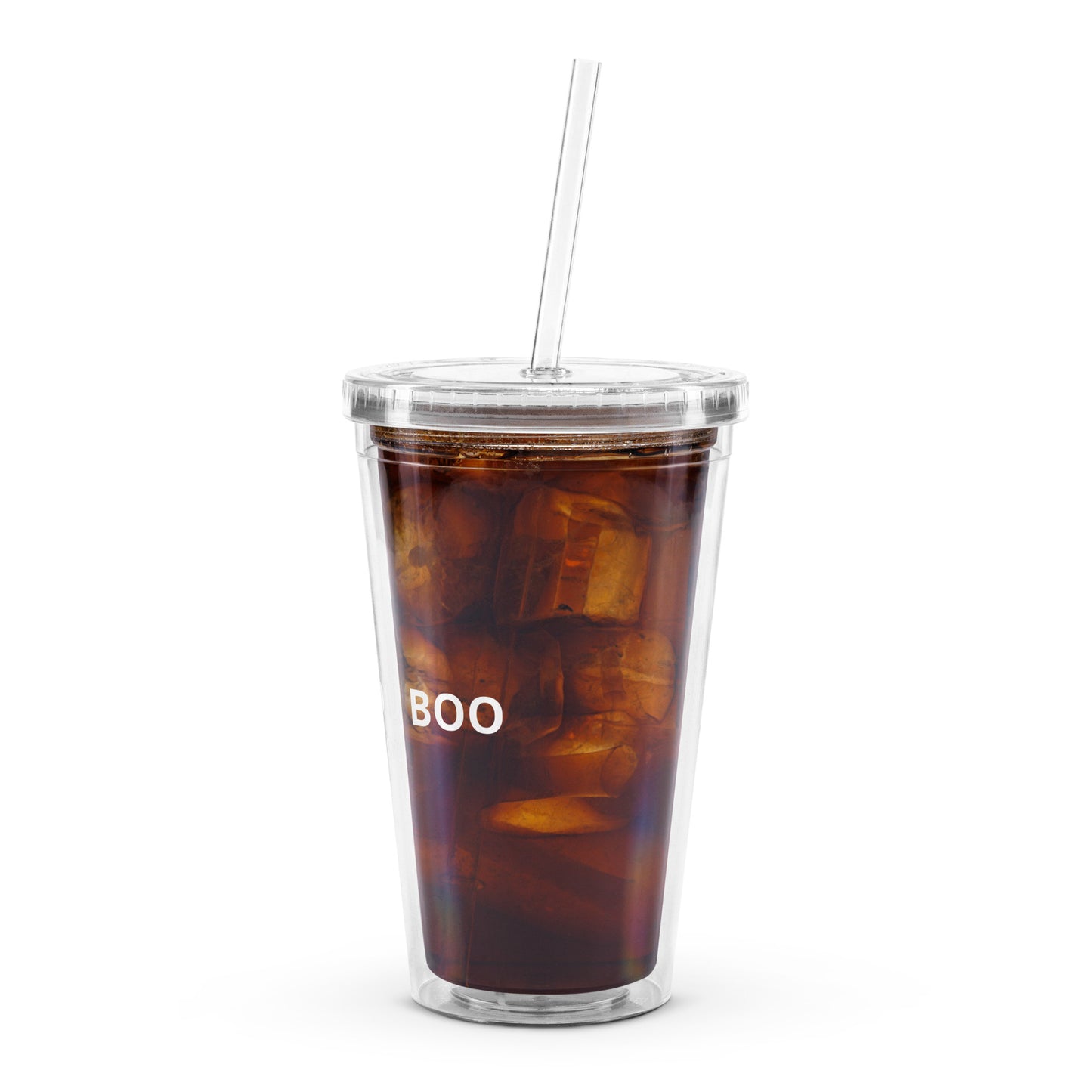 White Print Clear Tumbler - You Do You Boo