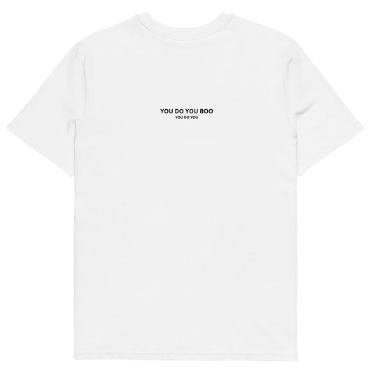 White Unisex Cotton t-shirt - You Do You Boo