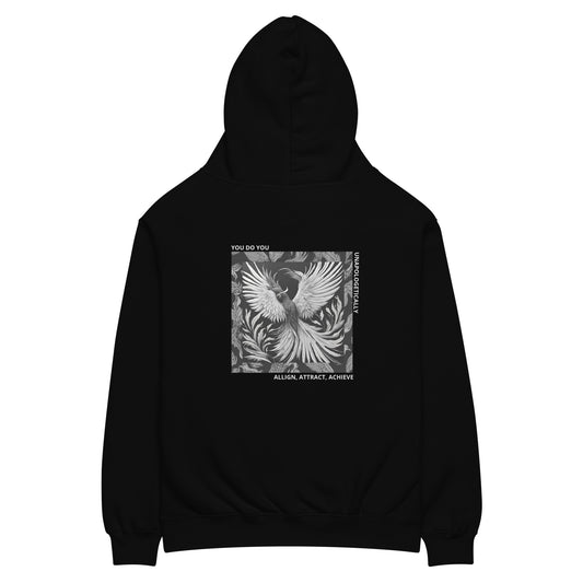 Phoenix Black Unisex oversized hoodie