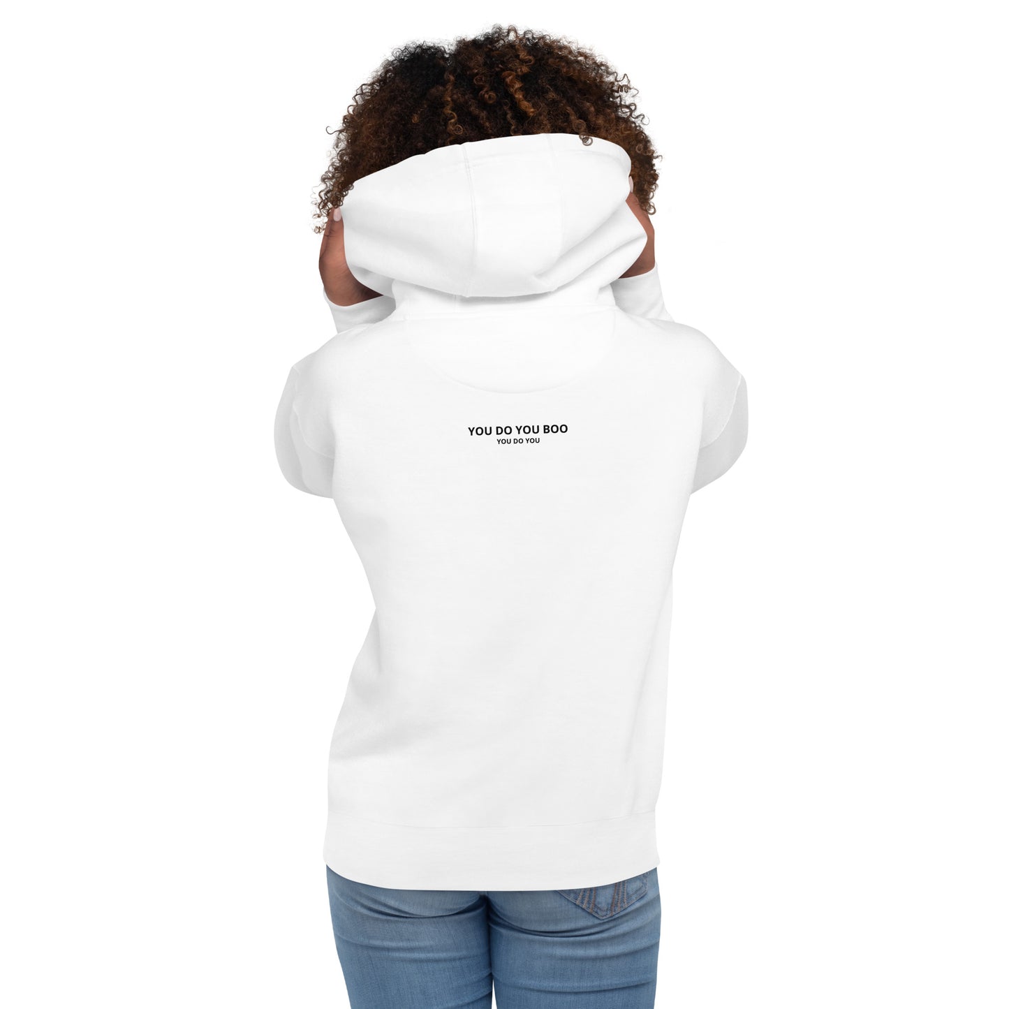 White You Do You Boo Unisex Hoodie